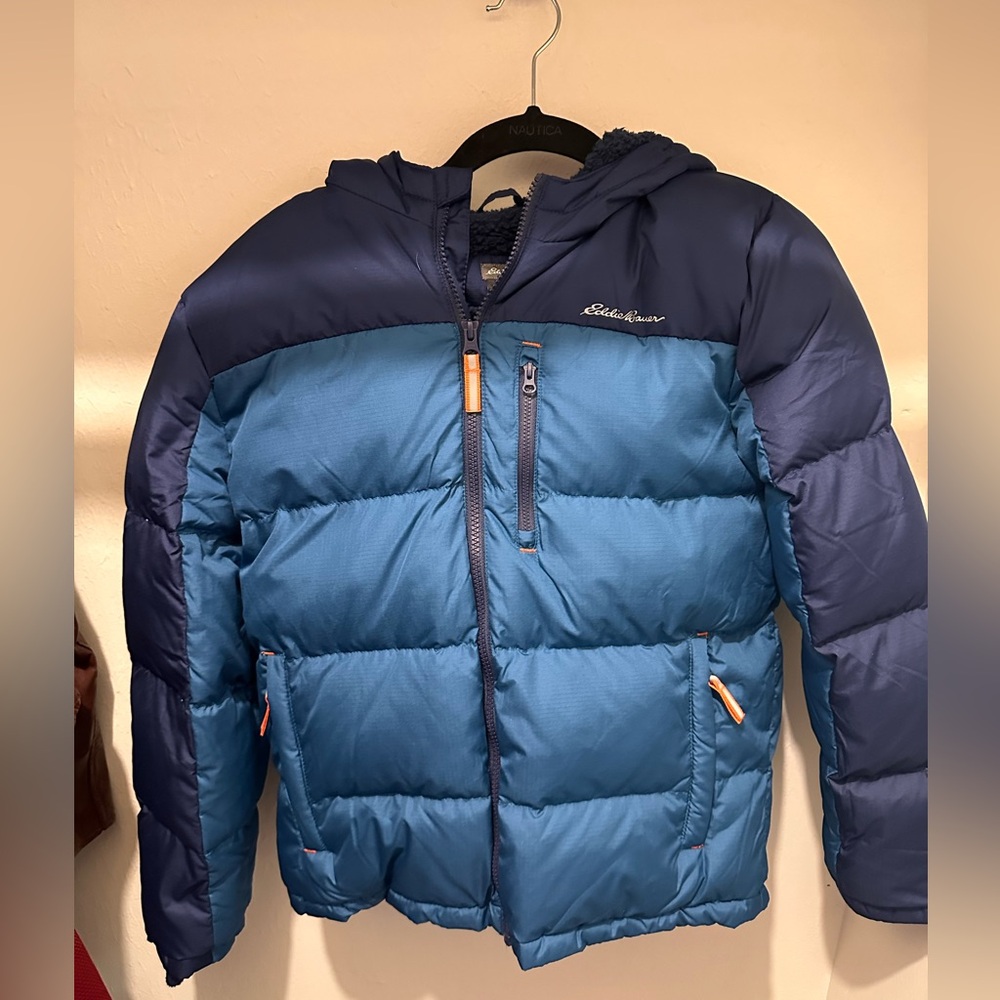 Boys size 14 Eddie Bauer quilted jacket
